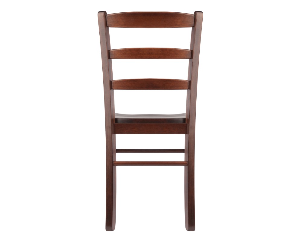 Benjamin 2-Pc Ladder-Back Chair Set, Walnut