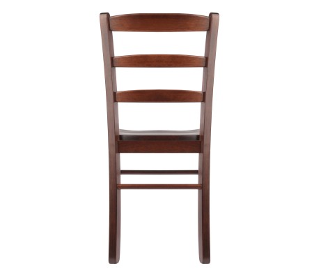 Benjamin 2-Pc Ladder-Back Chair Set, Walnut