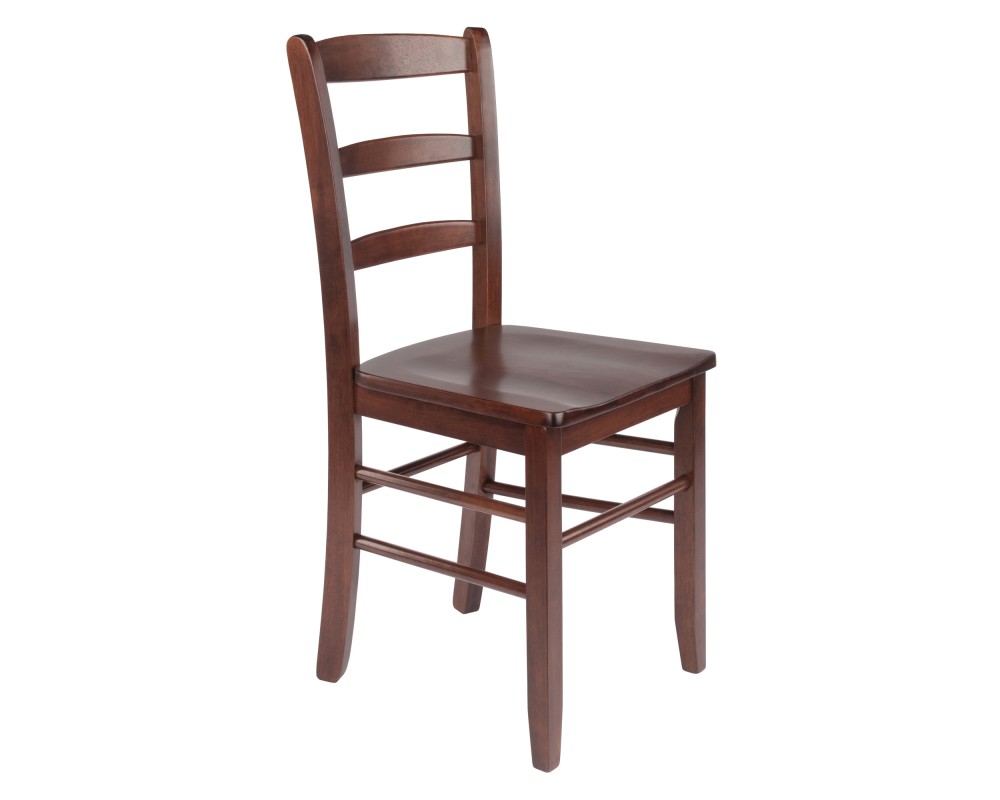 Benjamin 2-Pc Ladder-Back Chair Set, Walnut