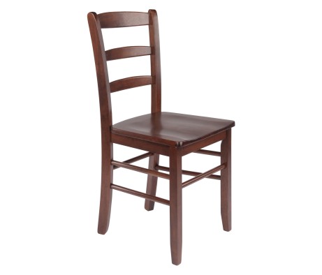 Benjamin 2-Pc Ladder-Back Chair Set, Walnut
