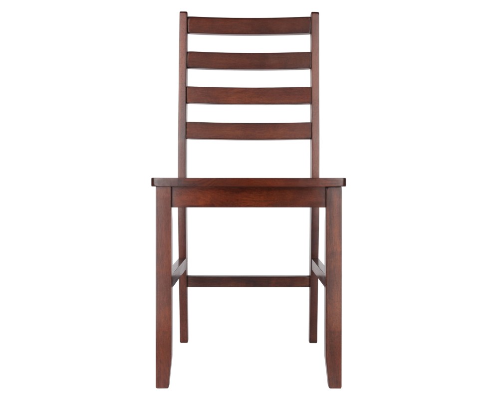Hamilton 2-Pc Ladder-Back Chair Set, 18' High Seats, Walnut