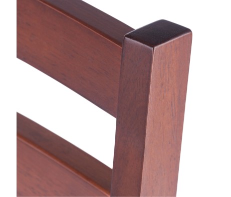 Hamilton 2-Pc Ladder-Back Chair Set, 18' High Seats, Walnut