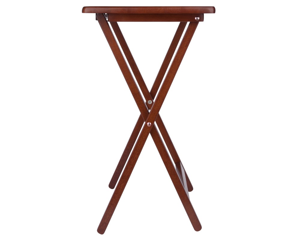 Alex 2-Pc Snack Tables, Walnut