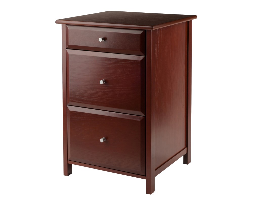 Delta Home Office File Cabinet, 31' High, 21' Wide, Walnut
