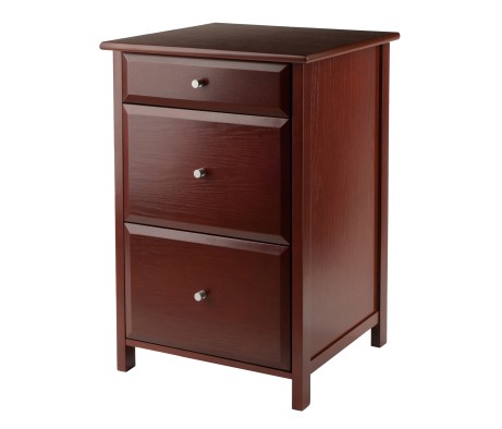 Delta Home Office File Cabinet, 31' High, 21' Wide, Walnut