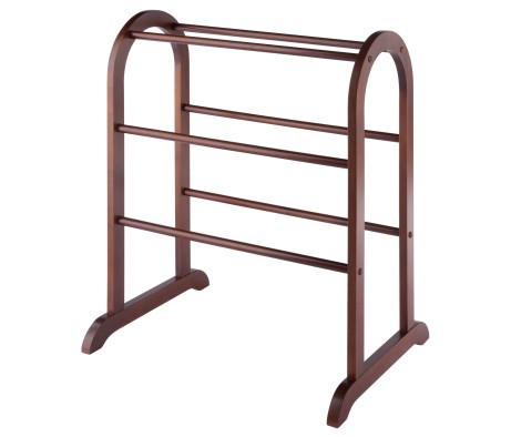 Eleanor Quilt Rack, 26' Wide, Walnut