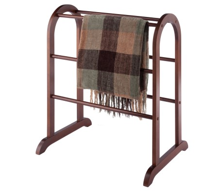 Eleanor Quilt Rack, 26' Wide, Walnut