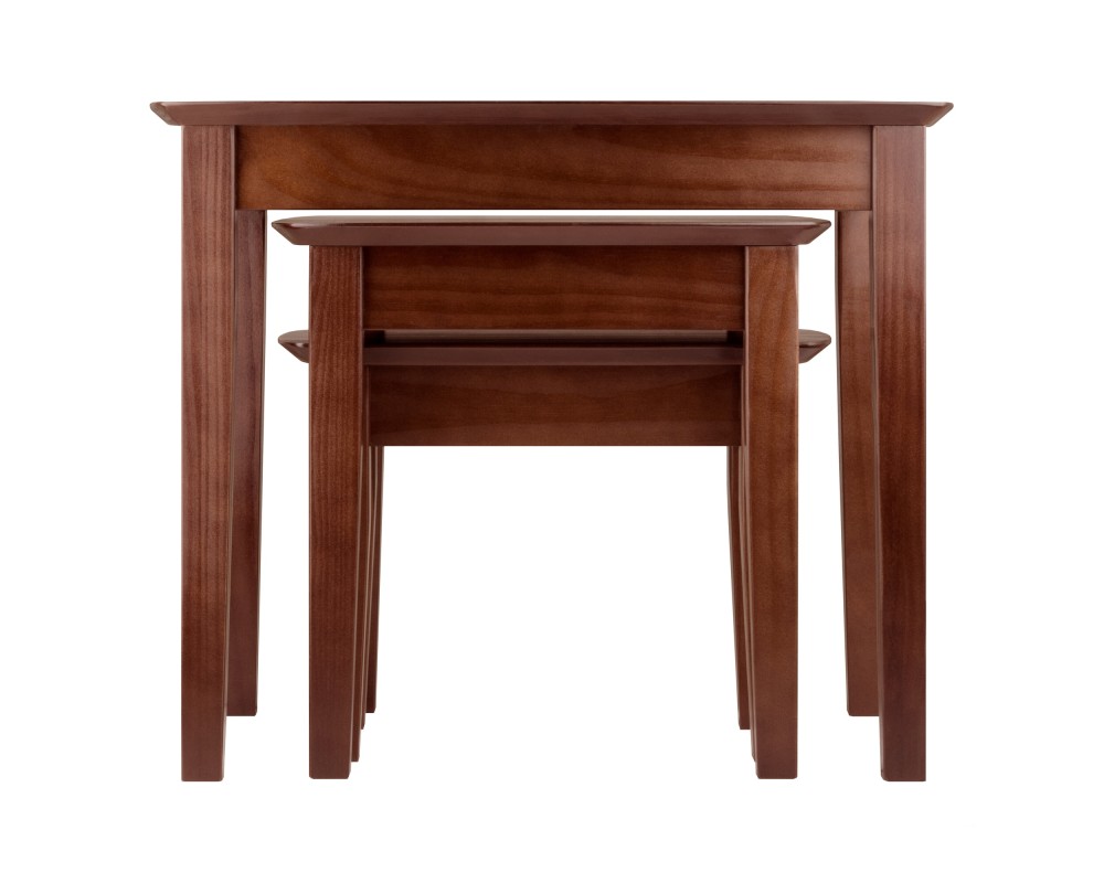 Bradley 3-Pc Nesting Table Set, Walnut
