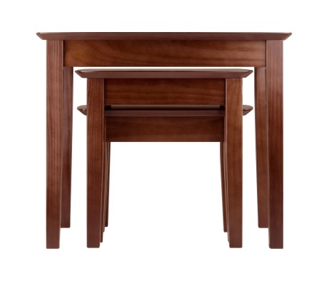 Bradley 3-Pc Nesting Table Set, Walnut