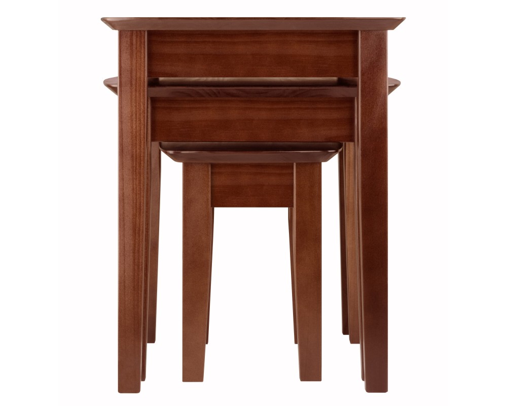 Bradley 3-Pc Nesting Table Set, Walnut