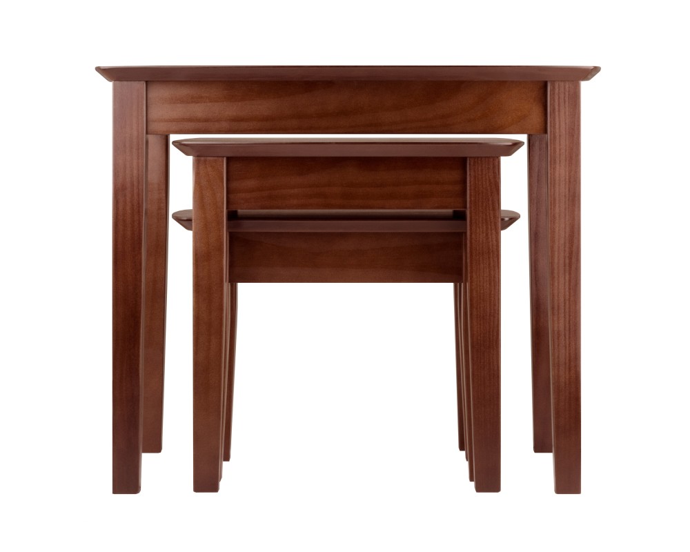 Bradley 3-Pc Nesting Table Set, Walnut