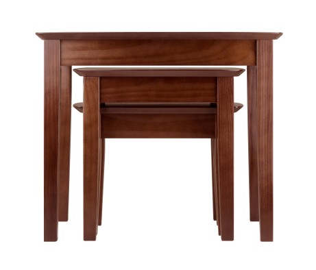 Bradley 3-Pc Nesting Table Set, Walnut