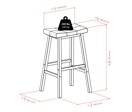 Harrington High Foldable Dining Table with 2 Cushion Saddle-Seat Bar Stools, 36' High, 39' Wide, Walnut and Black