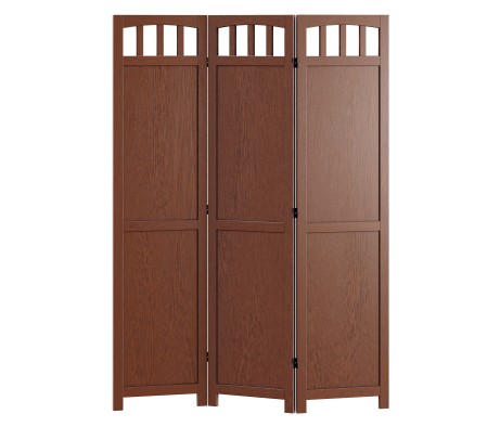 William Folding Screen Divider, 70' High, 52' Wide, Walnut