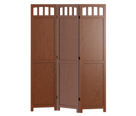 William Folding Screen Divider, 70' High, 52' Wide, Walnut
