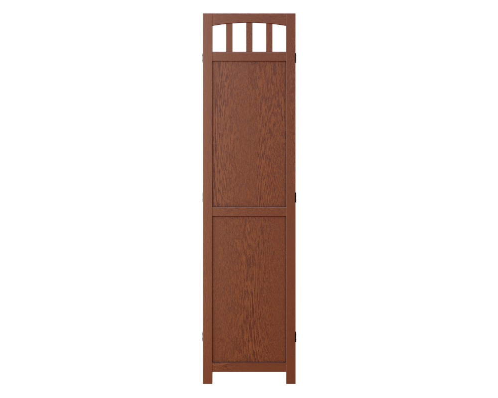 William Folding Screen Divider, 70' High, 52' Wide, Walnut