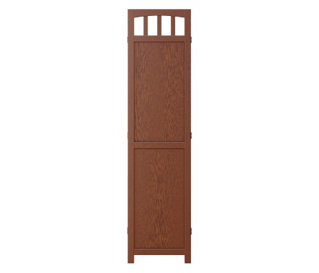 William Folding Screen Divider, 70' High, 52' Wide, Walnut