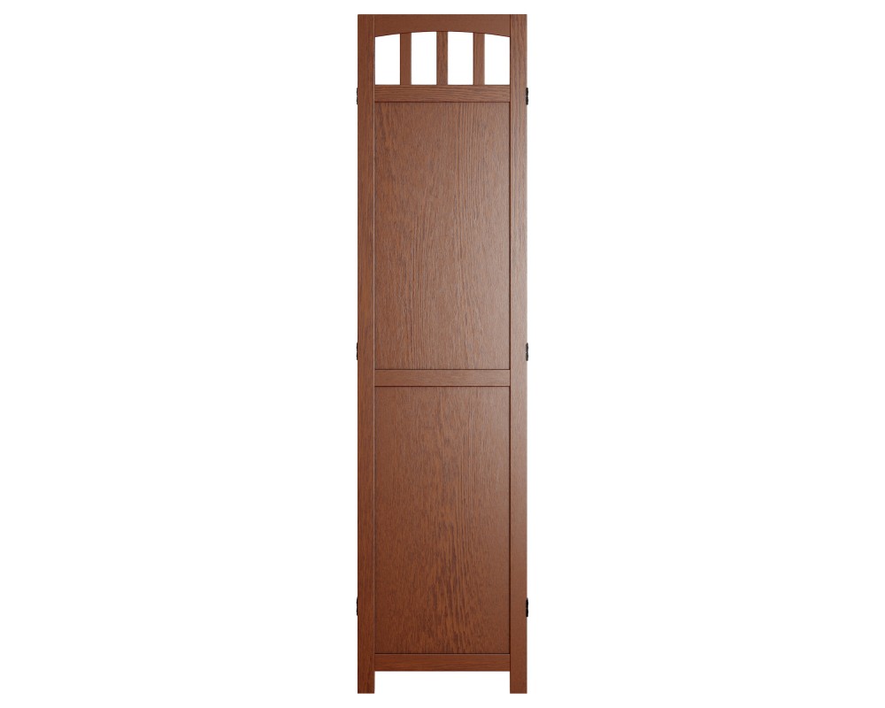 William Folding Screen Divider, 70' High, 52' Wide, Walnut
