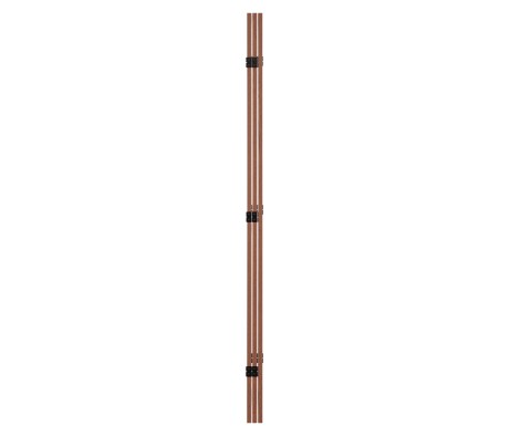 William Folding Screen Divider, 70' High, 52' Wide, Walnut