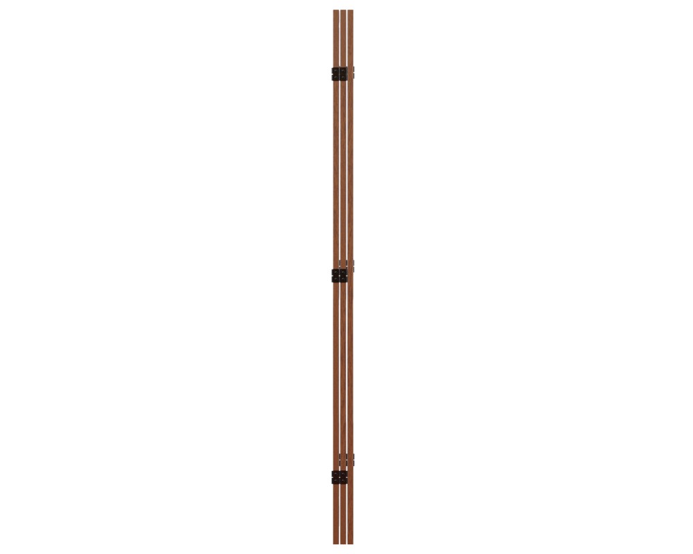 William Folding Screen Divider, 70' High, 52' Wide, Walnut