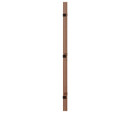 William Folding Screen Divider, 70' High, 52' Wide, Walnut