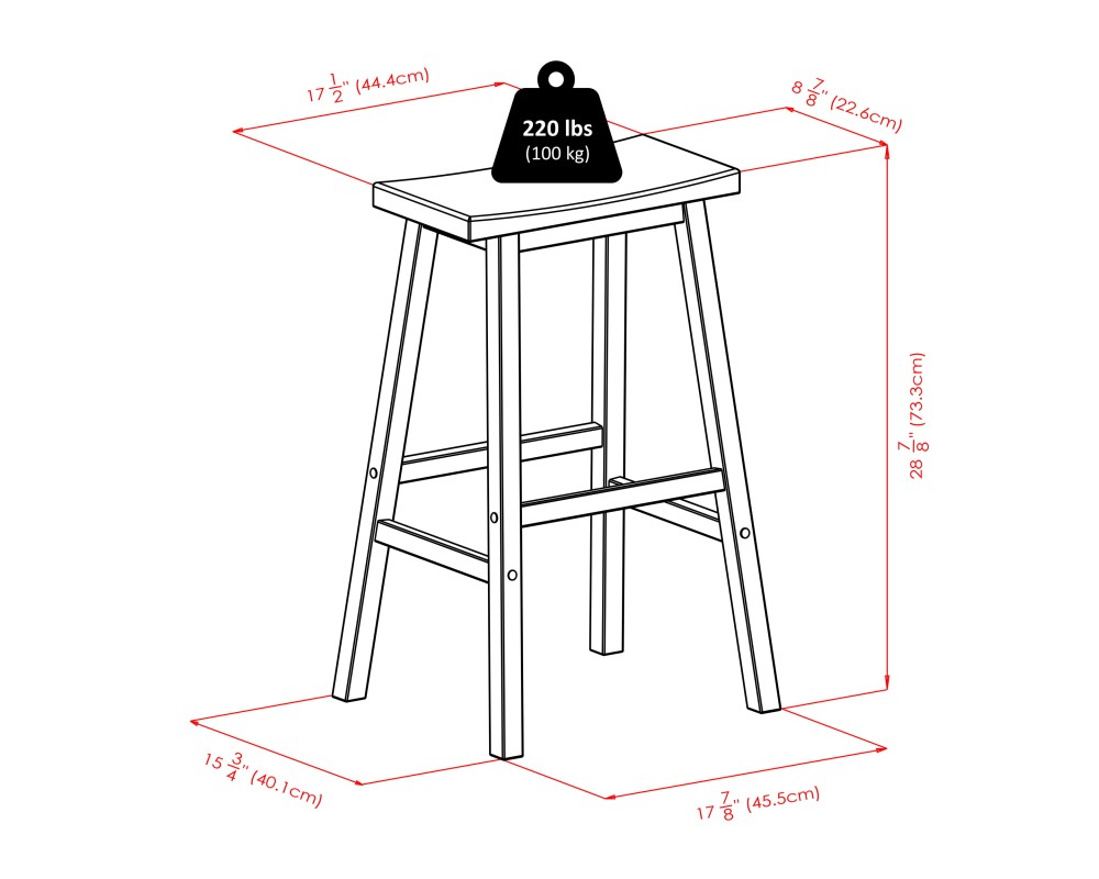 Inglewood High Dining Table with 2 Saddle-Seat Bar Stools, 39' High, 34' Wide, Walnut