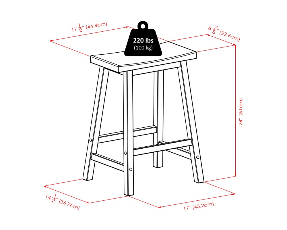 Lynnwood Extendable High Dining Table with 2 Saddle-Seat Stools, 35' High, 39' Wide, Walnut