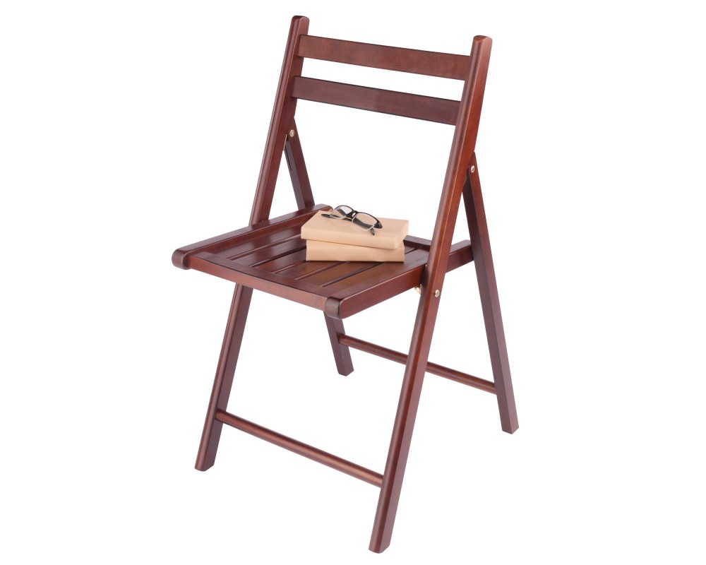 Robin 4-Pc Folding Chair Set, Walnut