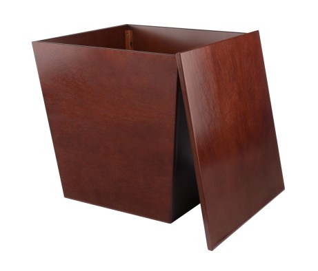 Mezo Storage Cube, 18' Wide, Walnut