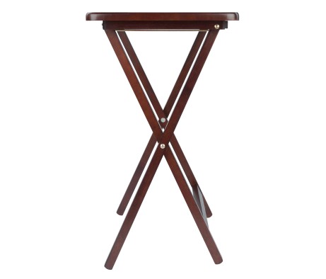 Alex 4-Pc Snack Tables, Walnut