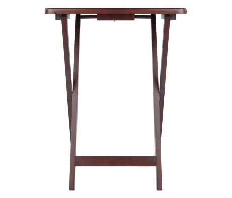 Alex 4-Pc Snack Tables, Walnut