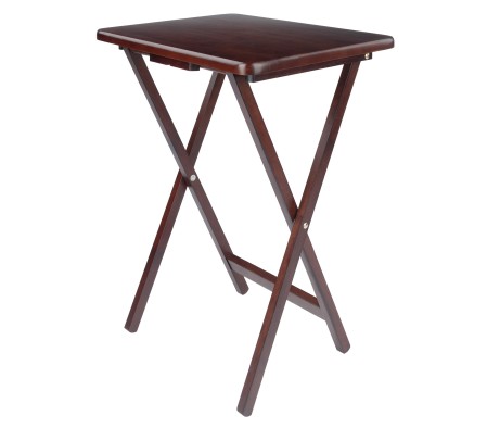 Alex 4-Pc Snack Tables, Walnut