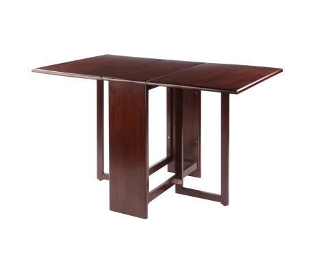 Clara Foldable Dining Table, 47' Wide, 30' High, Walnut