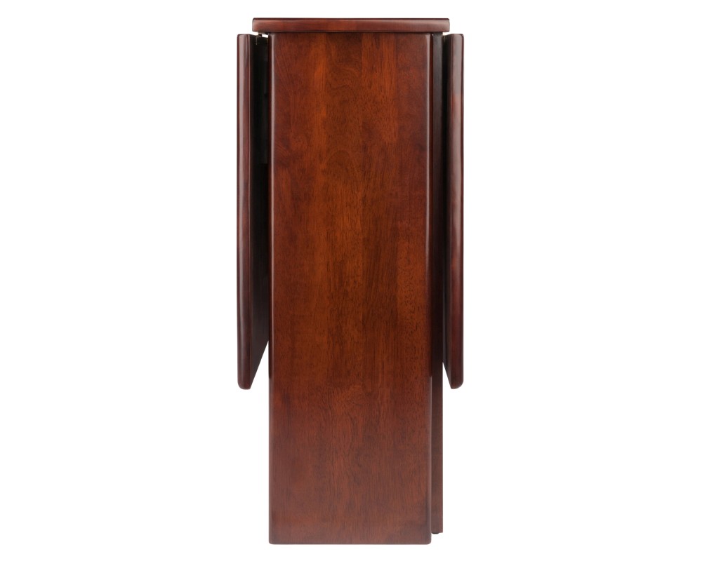 Clara Foldable Dining Table, 47' Wide, 30' High, Walnut