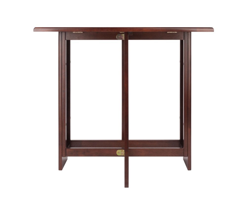 Clara Foldable Dining Table, 47' Wide, 30' High, Walnut