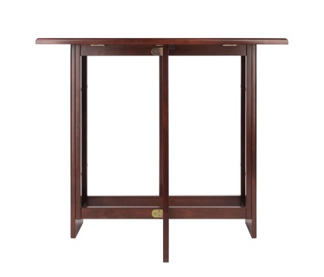 Clara Foldable Dining Table, 47' Wide, 30' High, Walnut