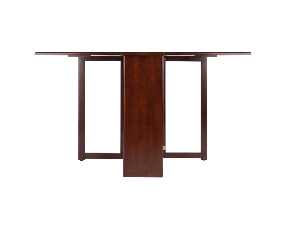 Clara Foldable Dining Table, 47' Wide, 30' High, Walnut
