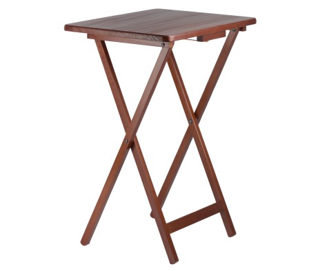 Alex 5-Pc Snack Table Set, Walnut