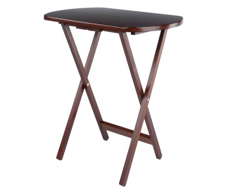 Corbett 5-Pc Oversized Snack Table Set, Walnut