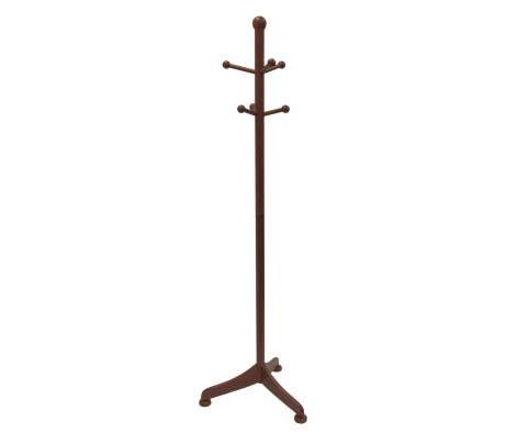 Philip Coat Tree, 6 Pegs, Walnut