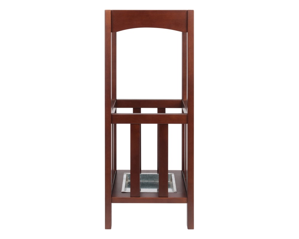 Rex Umbrella Stand, 11' Wide, Walnut