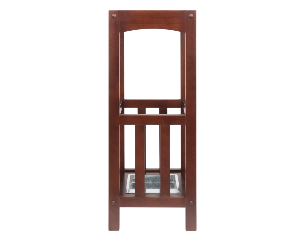 Rex Umbrella Stand, 11' Wide, Walnut