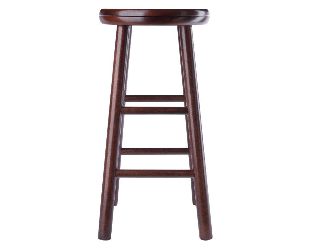 Shelby 2-Pc Swivel Seat Counter Stool, Walnut