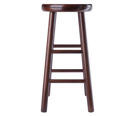 Shelby 2-Pc Swivel Seat Counter Stool, Walnut