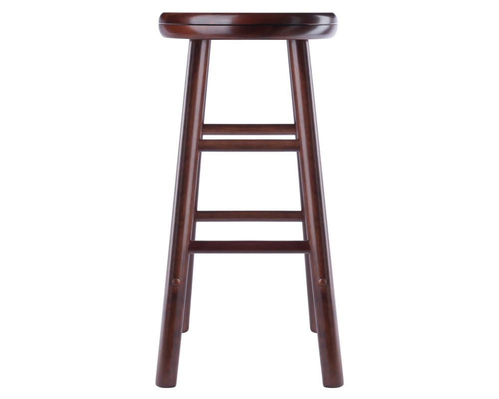 Shelby 2-Pc Swivel Seat Counter Stool, Walnut