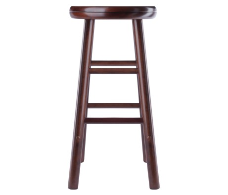Shelby 2-Pc Swivel Seat Counter Stool, Walnut