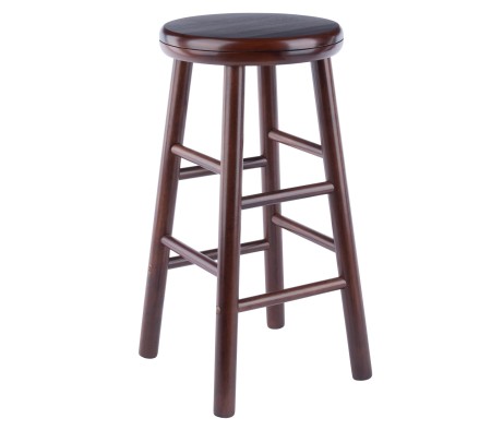 Shelby 2-Pc Swivel Seat Counter Stool, Walnut