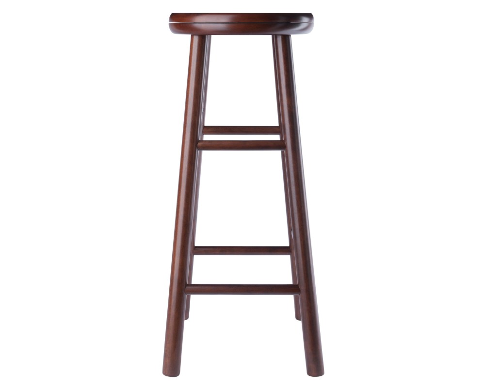Shelby 2-Pc Swivel Seat Bar Stool, Walnut