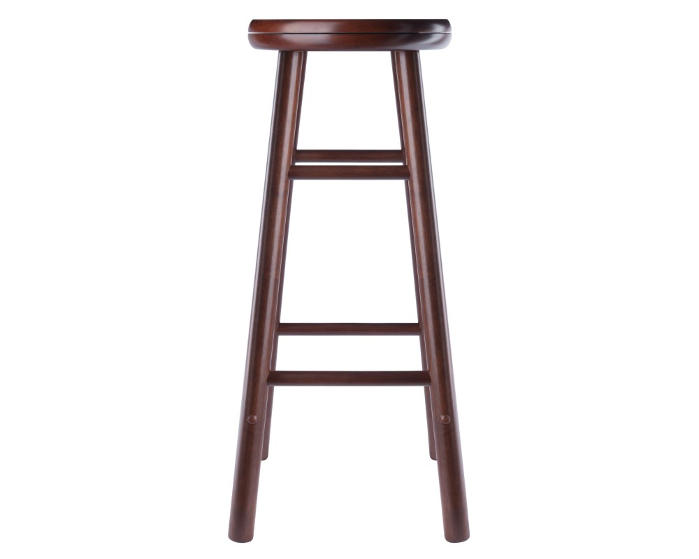 Shelby 2-Pc Swivel Seat Bar Stool, Walnut