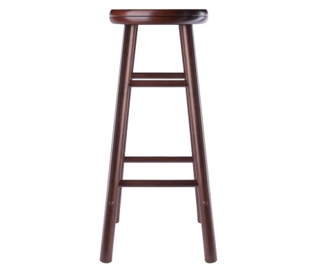 Shelby 2-Pc Swivel Seat Bar Stool, Walnut